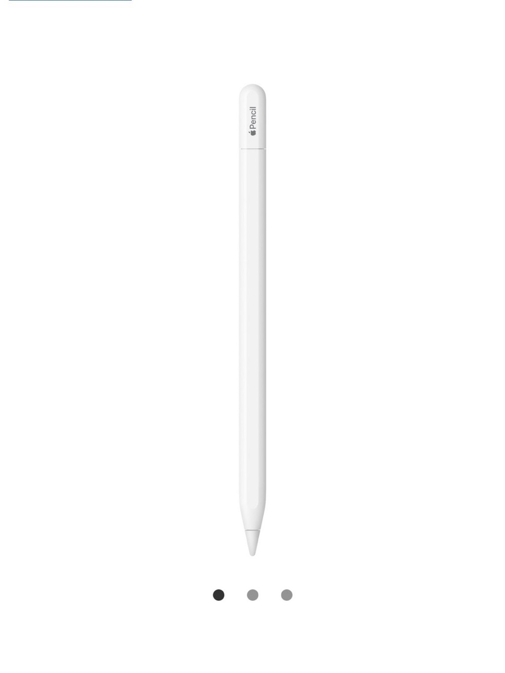 Apple Pencil USB-C (White) — Precision Stylus for iPad Drawing & Note-Taking